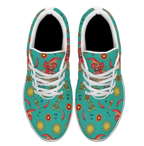 Women Men Colorful Vintage Chili Pepper Shoes Personalited 3D Print Running Shoes Athletic Tennis Sneakers2