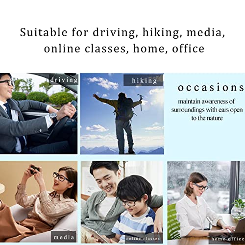 Smart Glasses, Sunglasses with Touch Voice Control Stereo Waterproof Wireless Sunglasses for Driving and Running (Anti-Blue Light) - Image 2