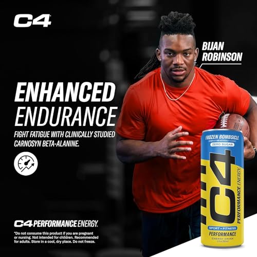 Cellucor C4 Energy Drink 12Oz (Pack Of 12) - Frozen Bombsicle - Sugar Free Pre Workout Performance Drink With No Artificial Colors Or Dyes thumb #6