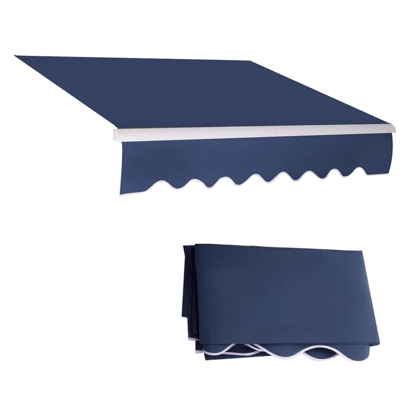 Protección UV premium con tela de toldo retráctil de repuesto de alta densidad
