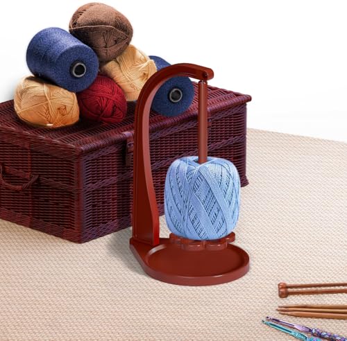 lphgfza model magnetic pendulum yarn holder for crocheting crochet yarn holder yarn storage organizer crochet gift for knitting lovers
