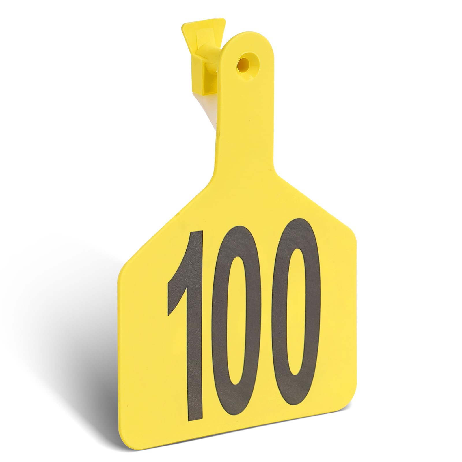 100 etiquetas Z para orejas de ganado con número, etiqueta grande de plástico TPU para orejas de ganado 001-100 para vacas, cabras, ovejas, cerdos, terneros, perros y animales, etiqueta de