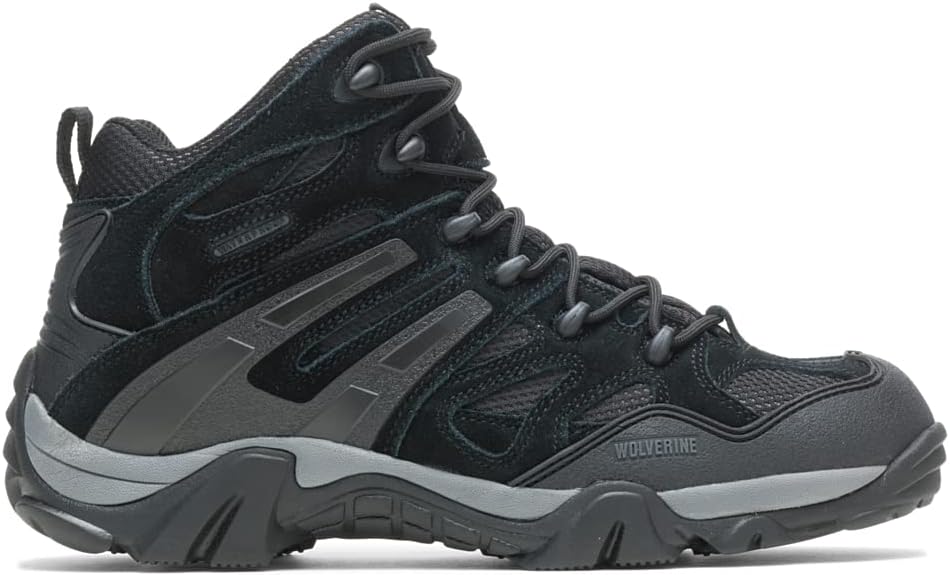 Wolverine Men's W880350 Hiking Boot 9 X-Wide Black