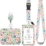 Hapric Ausweishalter Set Mit Lanyard, Jojo & 2 Kartenhüllen Leopard