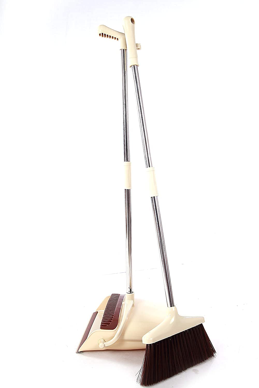 MID MART™ Multipurpose Combo Of Long Handle Plastic Broom With Dustpan For Home And Office Cleaning Broom With Dustpan Set For Floor Cleaning With Dustpan For Kitchen Floor Cleaning Plastic Broom-image-45