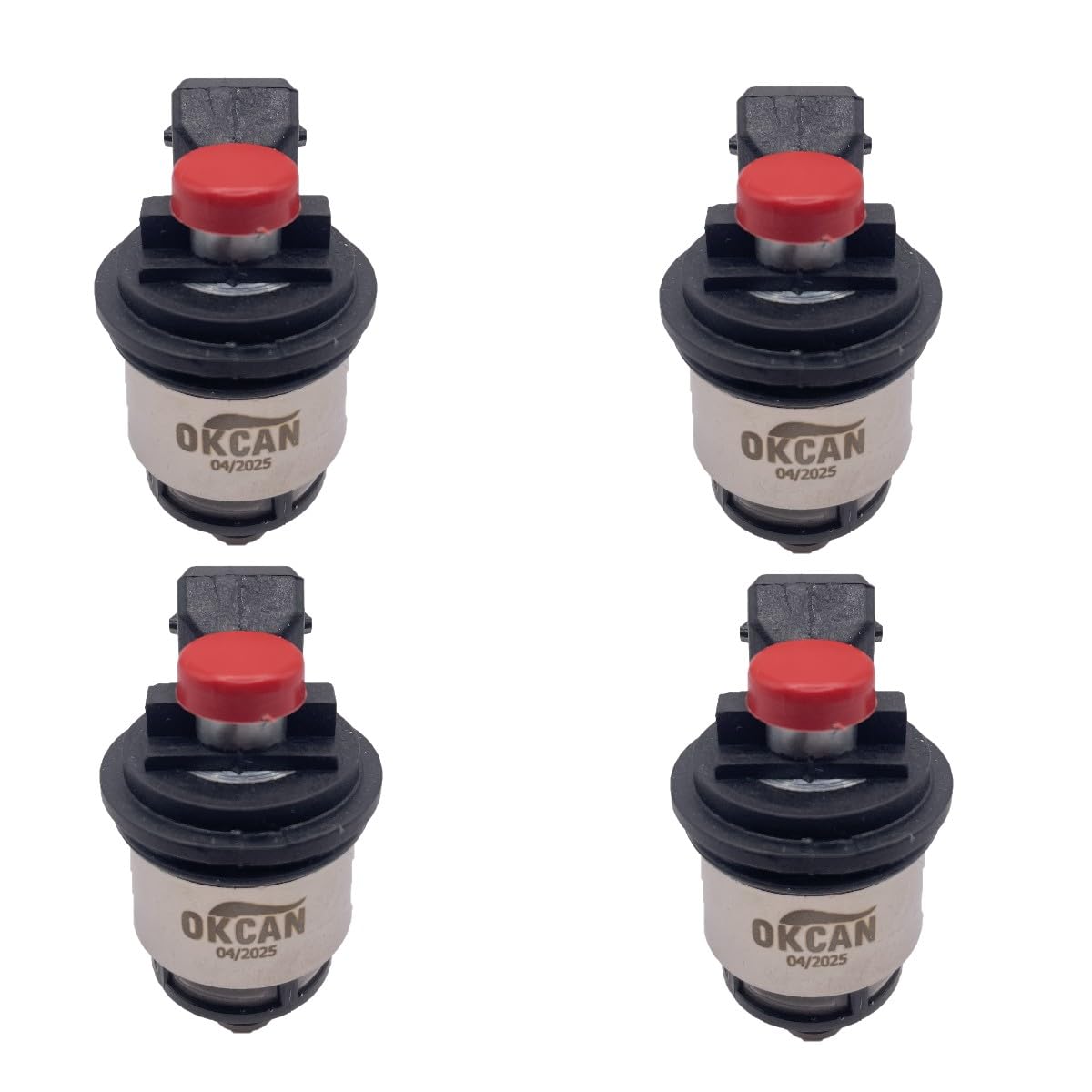 CNG GPL 4 x iniettori MED GI25-65 ROSSO (RED) AMP Tipo Sequent