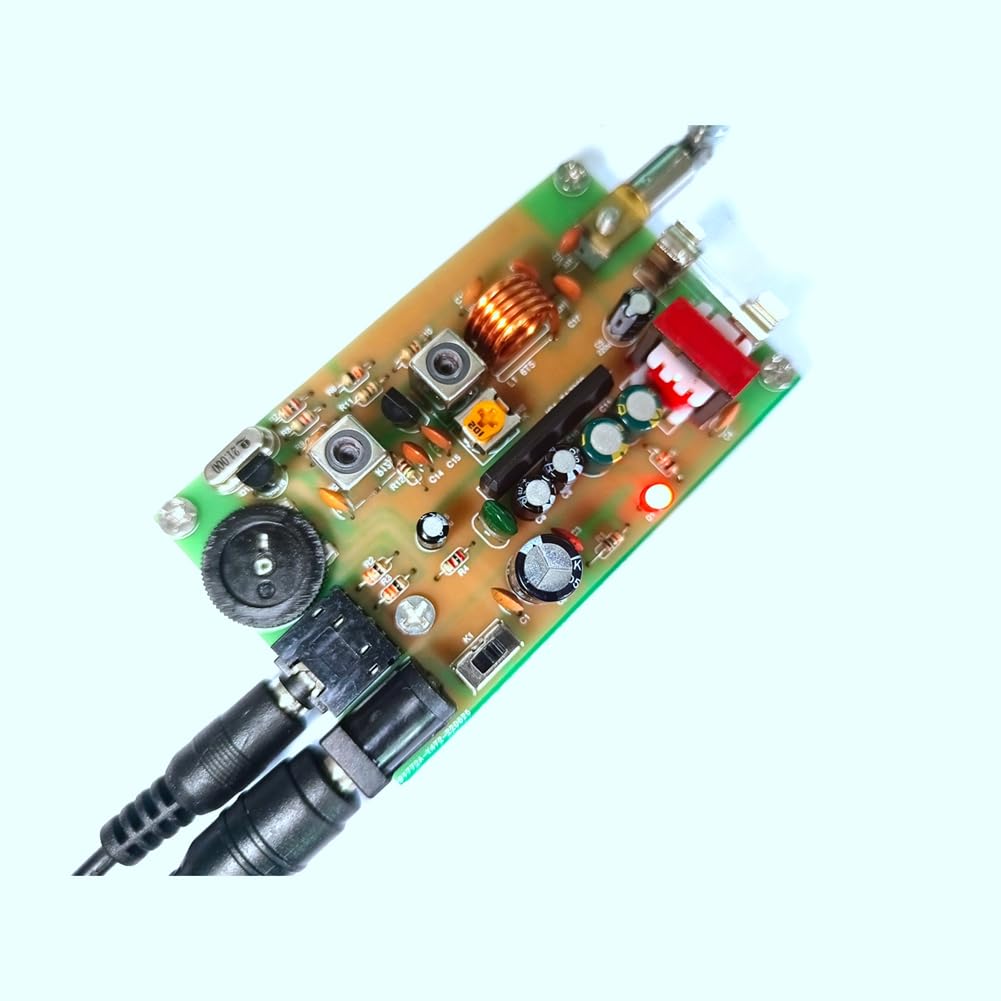 Carte émetteur Radio AM Ondes Courtes 21 MHz - Kit DIY à Souder - Alimentation 9V - Puissance 100 MW - Pour Radio Amateur
