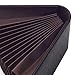 EWUROI Fashion Business ID Credit Card Wallet Holder Name Cards Case Pocket Organizer(Bronze)