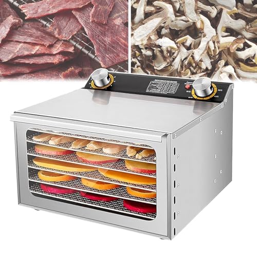 1000W Stainless Steel 6-Layer Food Dehydrator
