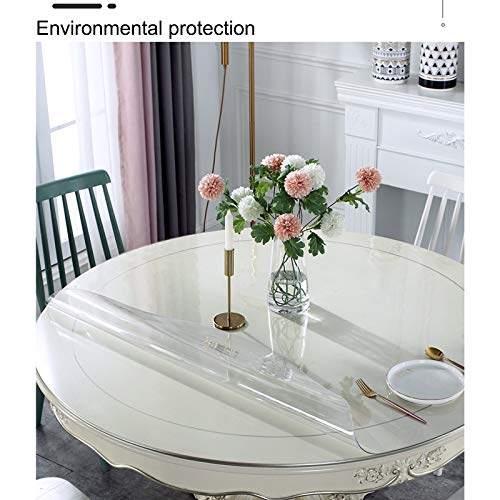Nappe de table transparente anti-choc protège-table en verre