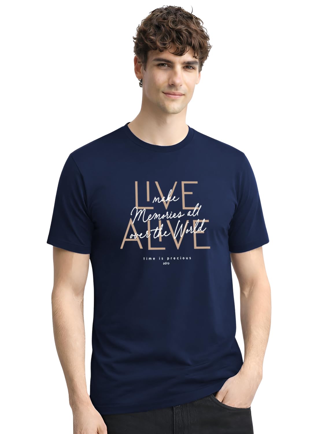 adro Printed Tshirt for Men | Cotton Printed T-Shirt | Regular Fit Casual Mens T-Shirts | Premium Summer Tshirts-picture-30