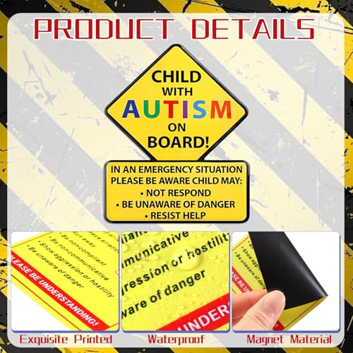 Set de 30 imanes decorativos para autism miniatura 3