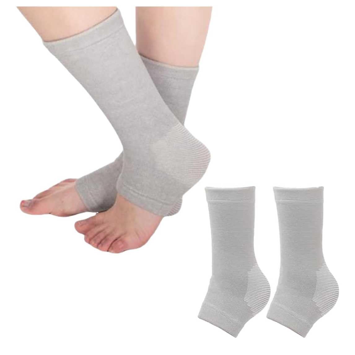 Chaussettes de compression en bambou au tissage premium pour la cheville