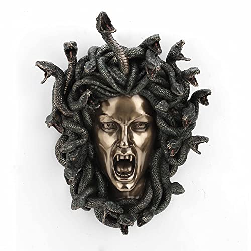 Estatua Medusa de Bronce y Resina 13.6 in por 11 in