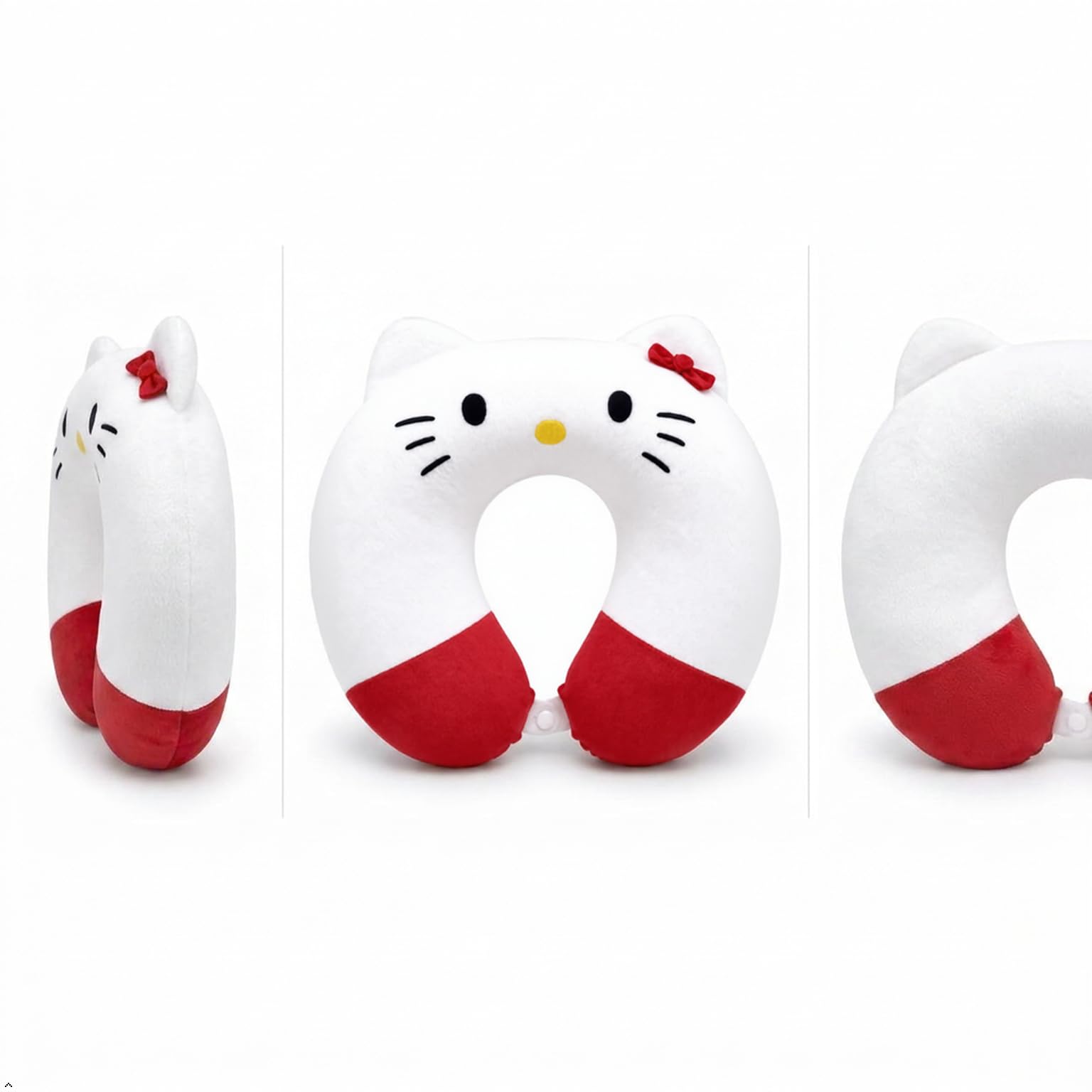 Hello Kitty トラベルポーチ アイマスク ネッククッションセット MINISO Hello Kitty Apple Collection Memory Foam U-Shaped Neck