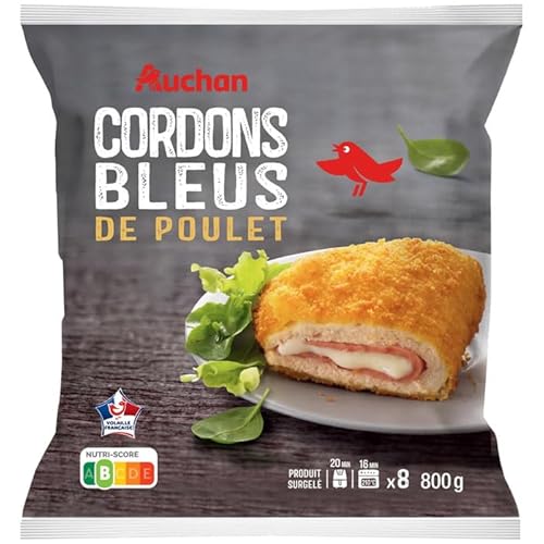 AUCHAN Cordons bleus de poulet 800 g