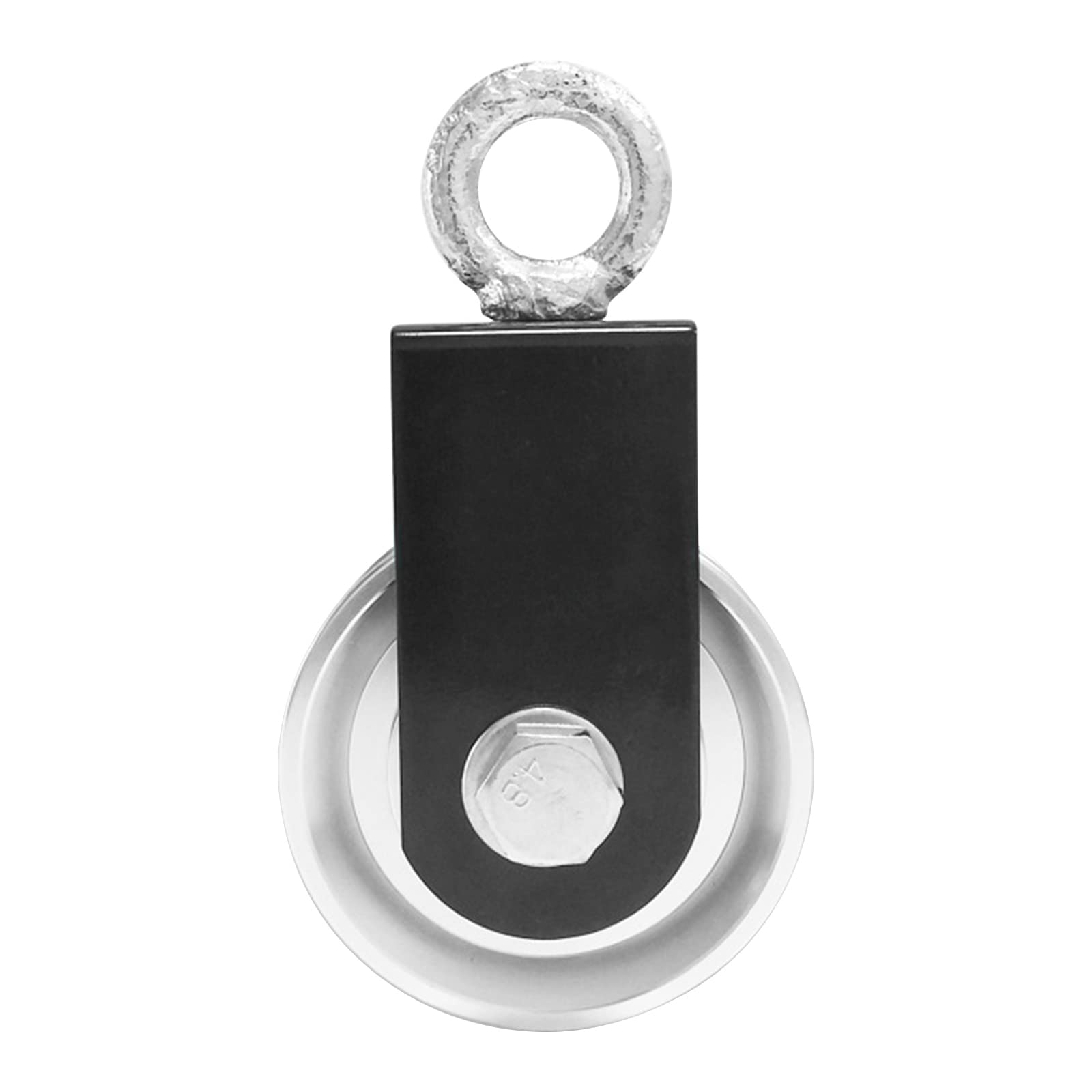 Loading Aluminum Pulley with Bracket Fitness Equipment Strength Wheel Pulley Attachment Wheel Aluminum