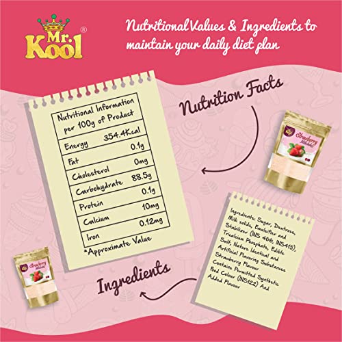 Image of Mr. Kool Milkshake Powder Strawberry 100 Gm