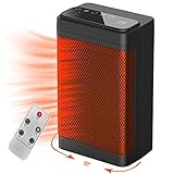 【3 Heizstufen】: LCD-Bildschirm + Fernbedienung ist bequemer zu bedienen, dreistufige Windgeschwindigkeitseinstellungen, 8 W natürlicher Wind, 1000 W Warmluft, 1500 W Heißluft sind für den Einsatz in verschiedenen Szenarien geeignet. Es kann einen Winkel von 60 ° erreichen und den Kopf schütteln, und die Erwärmung ist gleichmäßiger. Interner Temperaturregelungsschutz, der Körper nimmt ABS an, um ein Verbrennen des Materials zu verhindern, und an der Unterseite befindet sich ein Dump-Trennschalter