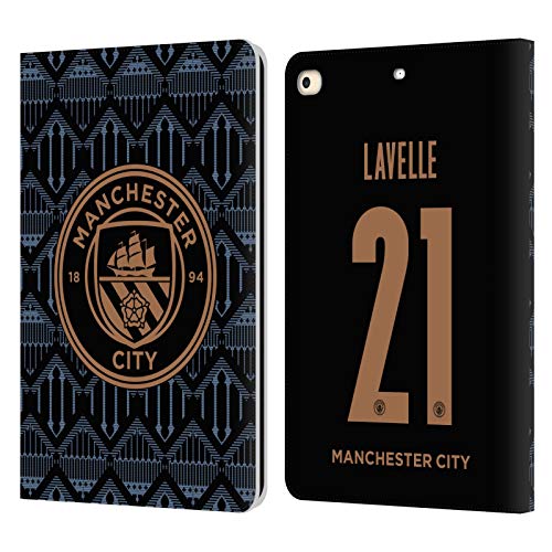 Étui Rose Lavelle Man City portefeuille cuir pour Apple iPad 9.7 pouces 2017 2018