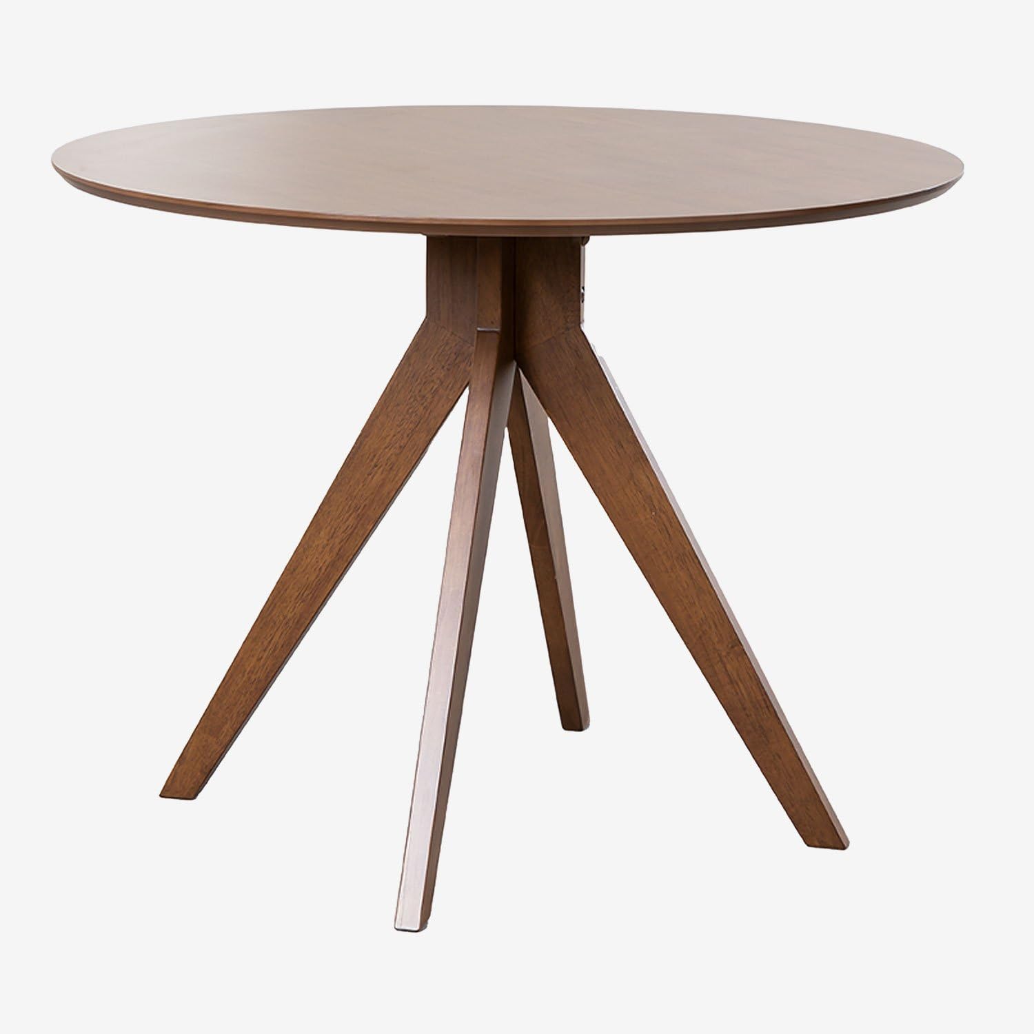 SKLUM Runder Esstisch aus Holz – Ø100 cm, Sekiz Braun Dark
