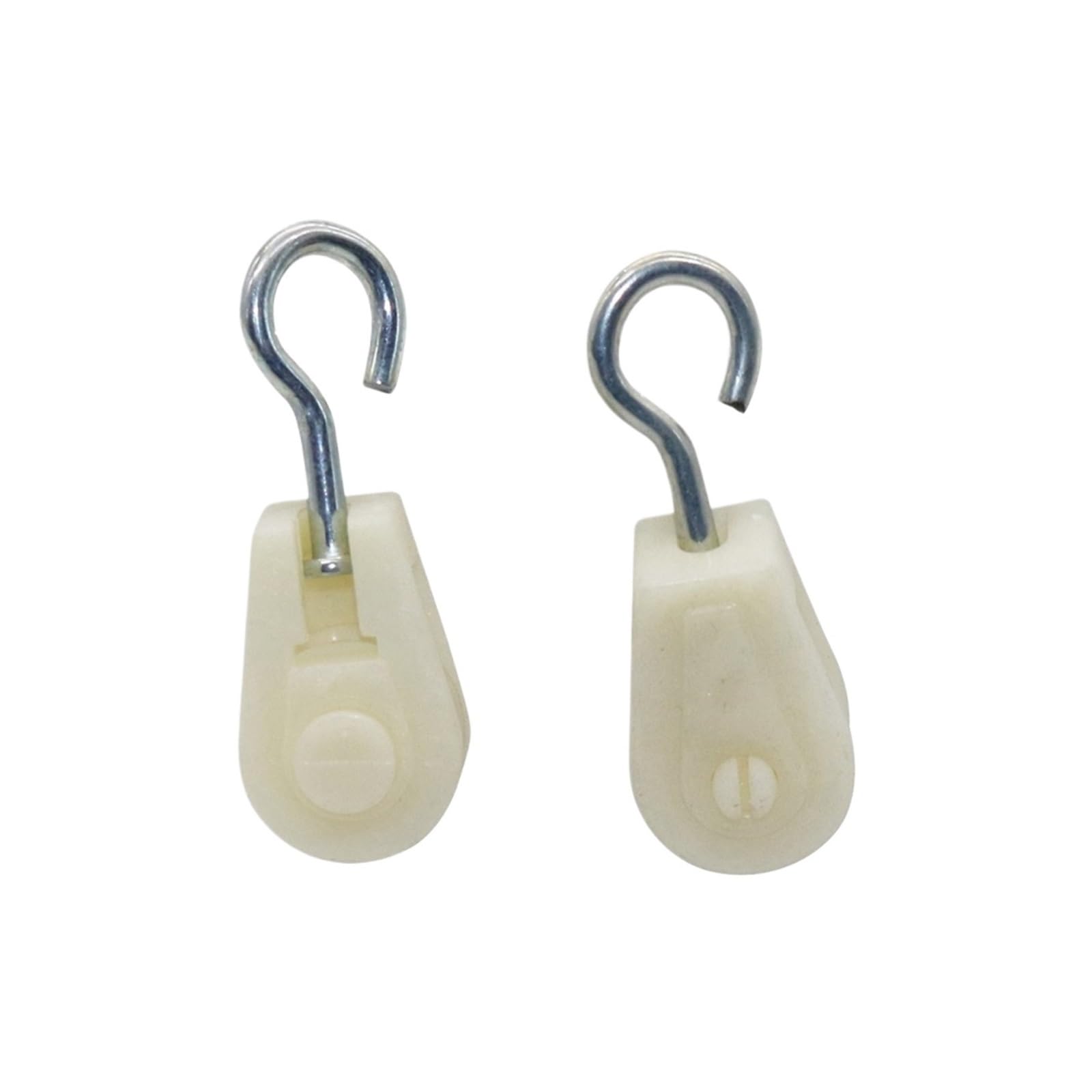Sistema di pulegge in acciaio inox e nylon, 63 mm, per carichi pesanti, set di 10 per applicazioni di sartiame, sollevamento e trazione