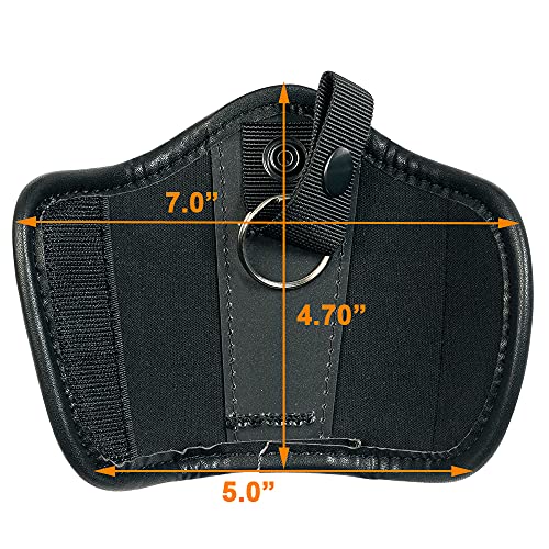 Basketwave Silent Key Holder For Duty Belt Basketweave Artificial Leather Durable Law Enforcement Police Tactical Silent Key Keeper Pouch (Basketweave Artificial Leather) #TOP1