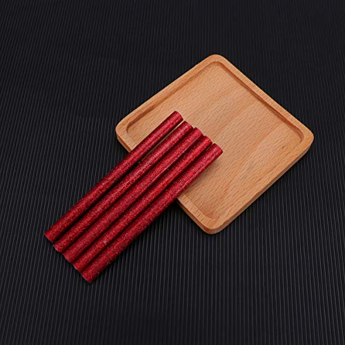 Bastões de cola quente com glitter Milisten, 60 peças, 12 cores, adesivos de derretimento a quente p