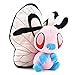 Gzjdtkj Pupazzo di pezza 11.7"30 cm Butterfree Bambole Peluche Cartone Animato Rosa Lucido Farfalla Anime q Versione Animale farcito Giocattoli Regalo di Compleanno per Bambini