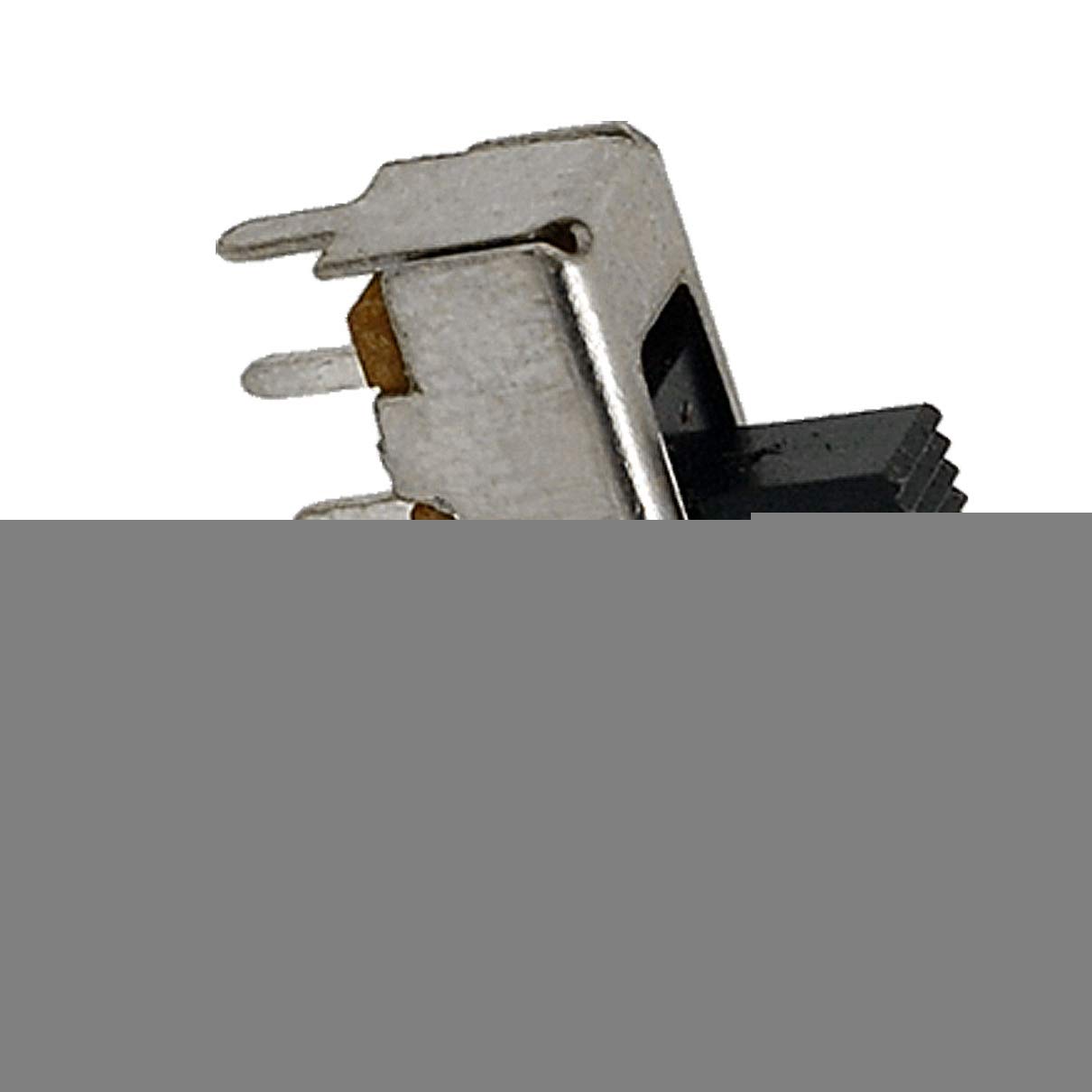 Aexit 10 Pcs Networking Products On/On 2 Position 1P2T SPDT Mini Vertical Slide Switch 3 Pin Switches PCB SS12F43