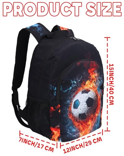 Soccer Backpack, Soccer Gifts Backpack for Men Women3