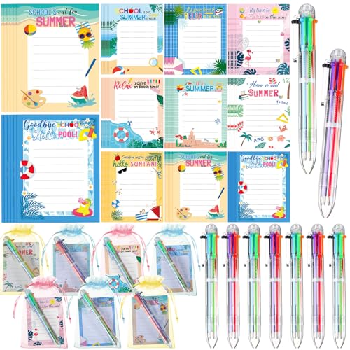 Imagen de Pasimy 81 blocs de notas de verano con bolígrafo multicolor