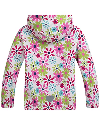 Hiheart Boys Girls Fleece Lined Hooded Jackets Waterproof Outdoor Windbreaker2