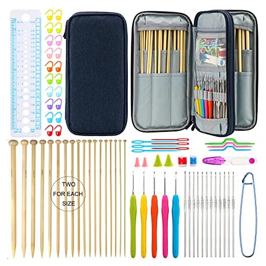 9 Best Gifts For Expectant Grandmothers (Who Want To Show Off to Their Friends!) 7 KOKNIT Knitting Needles Set, Included 18 Pairs Single Pointed Bamboo Knitting Needles, 5 Crochet Hooks with Ergonomic Handles, 12PCS Lace Crochet Hook, Accessories and Crochet Case for Any Project