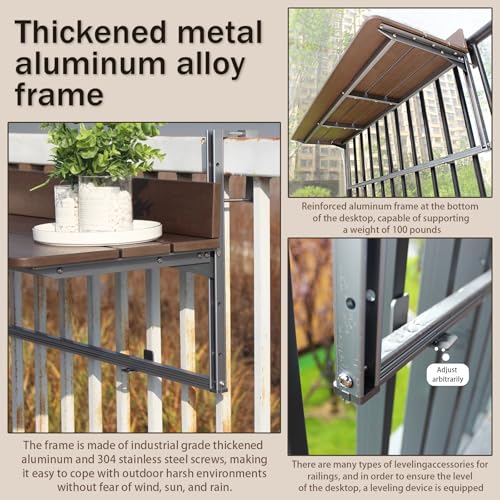 Table de pluie pliante pour balcon compacte contre le manque d'espace - 4