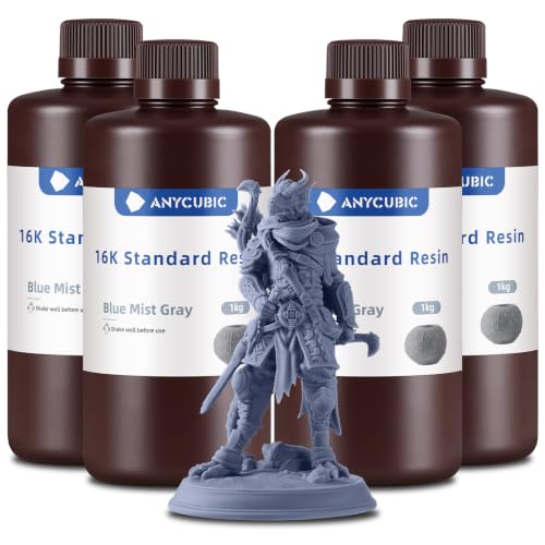 ANYCUBIC 16K High Precision Standard Resin, Grey,4kg