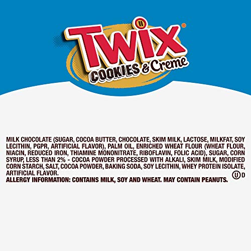 Twix Twix Cookies & Creme Chocolate Cookie Bar Minis, 9.7-Ounce Sharing Size Bag #TOP6