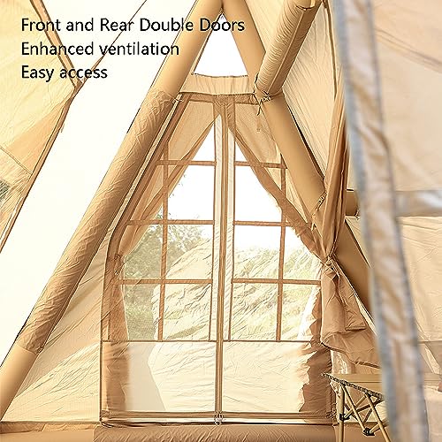 Carpa inflable grande para camping con protección solar miniatura 6