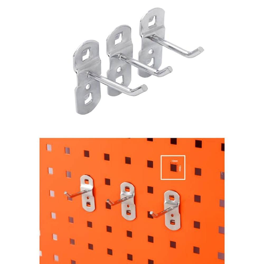 10 STÜCKE Werkzeug zum Aufhängen Haken Metall Display Rack Metall Shop Gute Regal Haken Verdickung Quadrat Loch Platte Werkzeug Haushalt Küche Haken,20cm