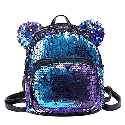 MOCA mini small BackPack Daypack for Womens Girls Sequins Mini Small Travelling Outdoor Picnic School College Office Casual Daily use backpack rucksack back bag for womens girls kids