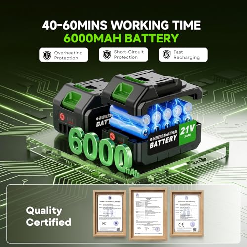 Image of 20000 RPM Brushless Battery Weed Wacker Cordless