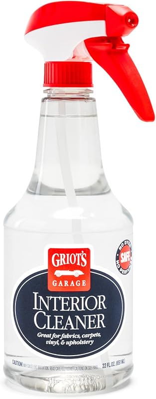 Interior Cleaner Spray for Car Seats, Carpet, Upholstery Fabric, Floor Mat, Vinyl, Dashboard, Ideal for Truck, SUV, RV, Boat, and More, 10956, 22 Fl Oz