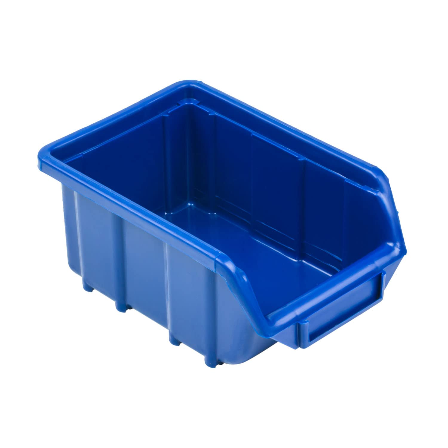 botle Pack of 10 Sorting Boxes, Storage Boxes, Stacking Boxes, Workshop, Stacking Boxes, Storage Boxes, Eco Box, Blue, 17 x 11.5 x 7.5 cm