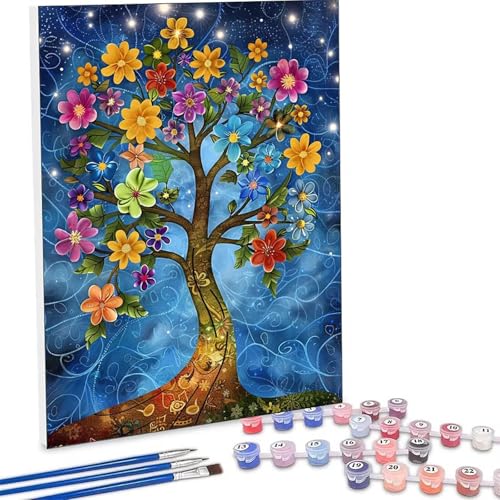 �������G �� �����L�b�g�ɂ��G�� �� Paint by Numbers DIY�y�C���g ��l�� ���S�� �q���p �ȒP�ɓh��� �A�N�������ʊG�̋� ��| ��� ��H�| �L�b�g 3�̃y�C���g�u���V��1�̃Z�b�g�̃A�N�����痿���g�p �z�[�� �I�t�B�X���� G
