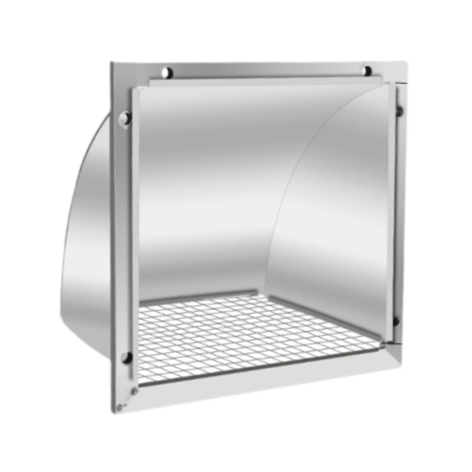 Cubierta de Ventilación para Secadora, Rejilla de Ventilación para Salida de Pared, Protección Contra Lluvia Y Nieve, Cubierta de Ventilación de Pared, 8 Inch