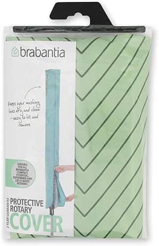 Miniatura 6 de Brabantia Topspinner - Tendedero giratorio de 4 brazos para exteriores y secado de ropa, material resistente a la intemperie, cierre de cremallera,