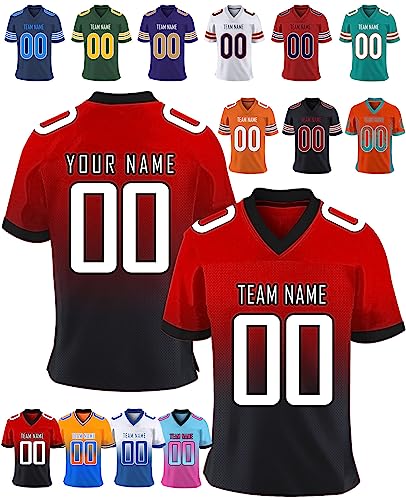 Camiseta de fútbol personalizada para niños y hombres, uniforme de fútbol personalizado con número de nombre, regalo para fanáticos del fútbol, estilo 1, estilo14, S-4XL Camiseta de fútbol personalizada para niños y hombres, uniforme de fútbol personalizado con número de nombre, regalo para fanáticos del fútbol, estilo 1, estilo14, S-4XL
