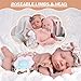 Aori Lifelike Reborn Baby Dolls - Realistic 20-Inch Newborn Real Life Baby Girl Doll with Poseable Limbs and Feeding Kit, Set for Kids 3+