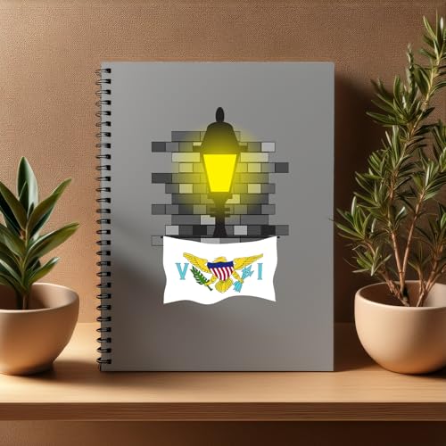 Carnet Bricks Îles Vierges A5 finition soignée et papier ligné