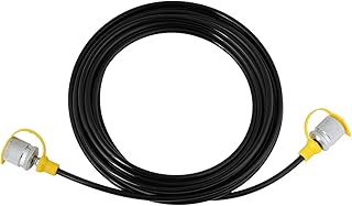 64MPa Hydraulic Hose 5.0M/16.4FT M16-M16 Female Liquid Black Hydraulic Pressure Test Hose